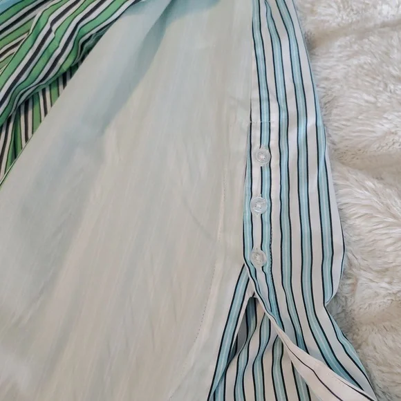 Maeve Anthropologie Alix Oversized Henley Popover Tunic Blouse - Picture 4 of 10